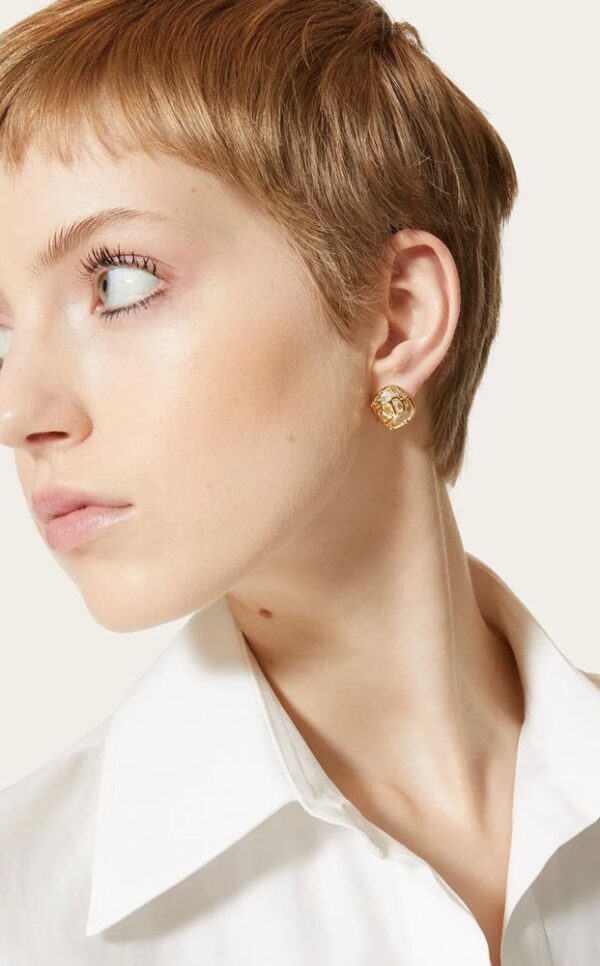 Elegant Valentino Jewelry Set (Neckless+Earrings) - Image 6