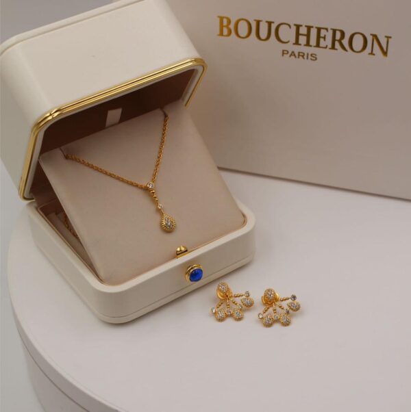 Ellite Boucheron Jewelry Set (Neckless+Earrings)