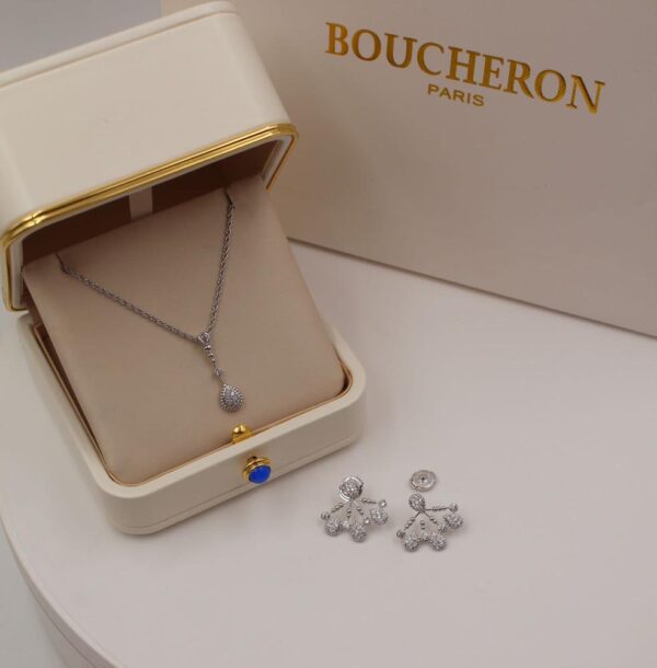 Ellite Boucheron Jewelry Set (Neckless+Earrings) - Image 2