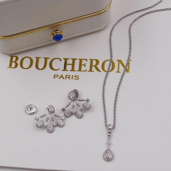 Ellite Boucheron Jewelry Set (Neckless+Earrings) - Image 4