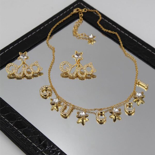 Lavish Gucci Jewelry Set (Bracelet + Earrings) - Image 2