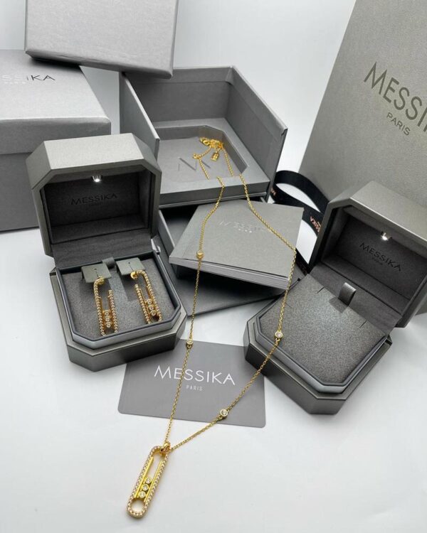 Ellite Messika Jewelry Set (Bracelet + Earrings) - Image 2