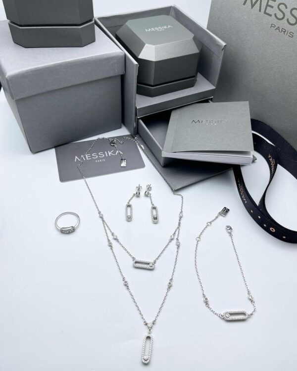 Ellite Messika Jewelry Set (Bracelet + Earrings) - Image 3